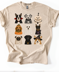 NOW OR NEVER Halloween Dogs Graphic Top
