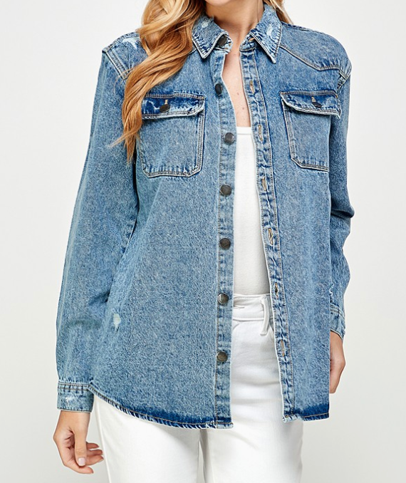Choose Your Graphic DENIM SHACKET