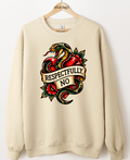 Respectfully No Snake Traditional Graphic Top