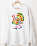 Colorful Turkey Graphic Top