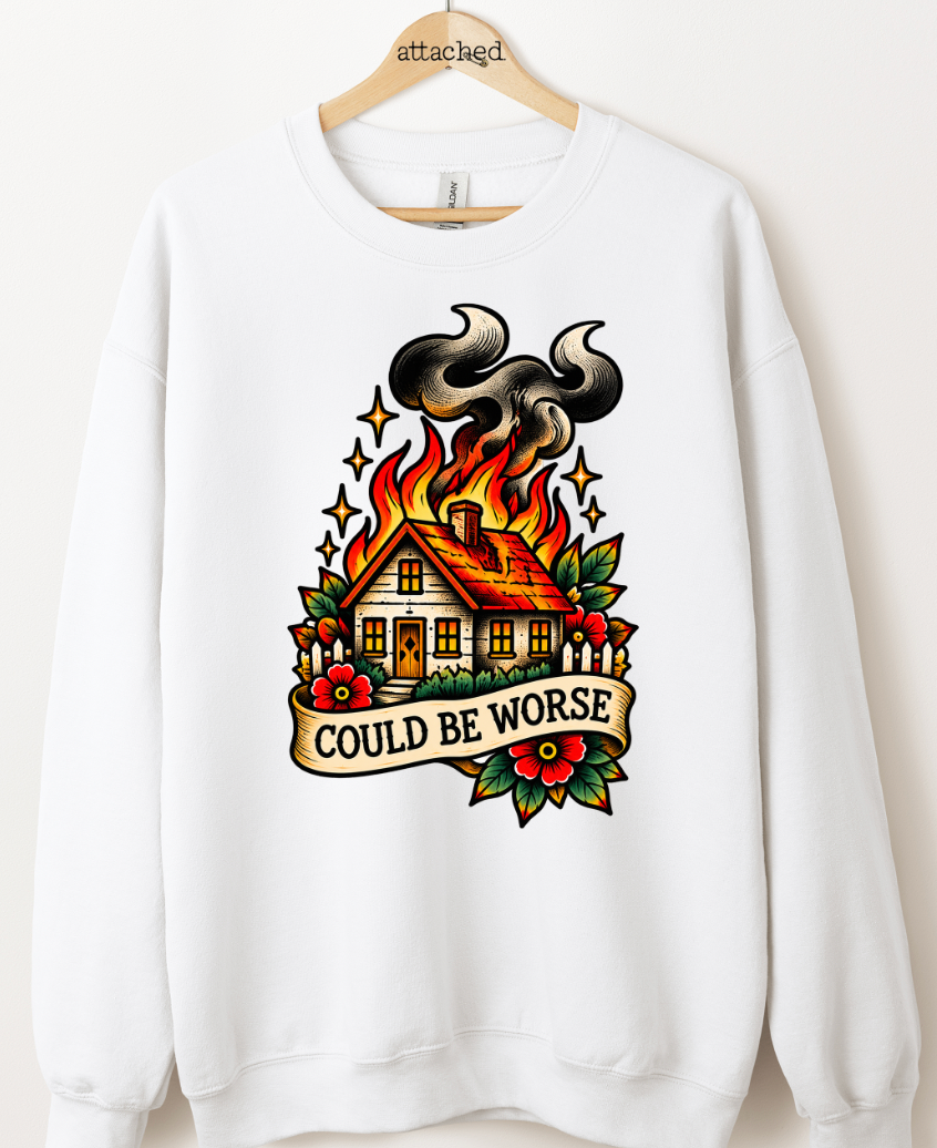 Could Be Worse Traditional Graphic Top