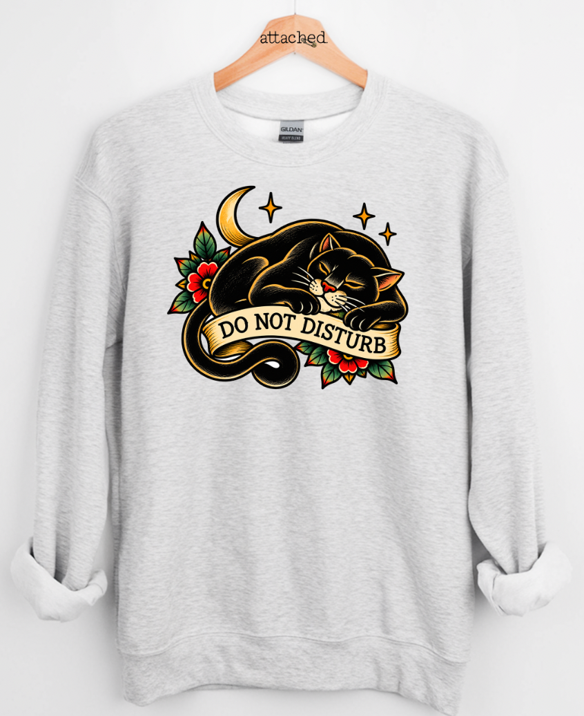 Do Not Disturb Panther Traditional Graphic Top