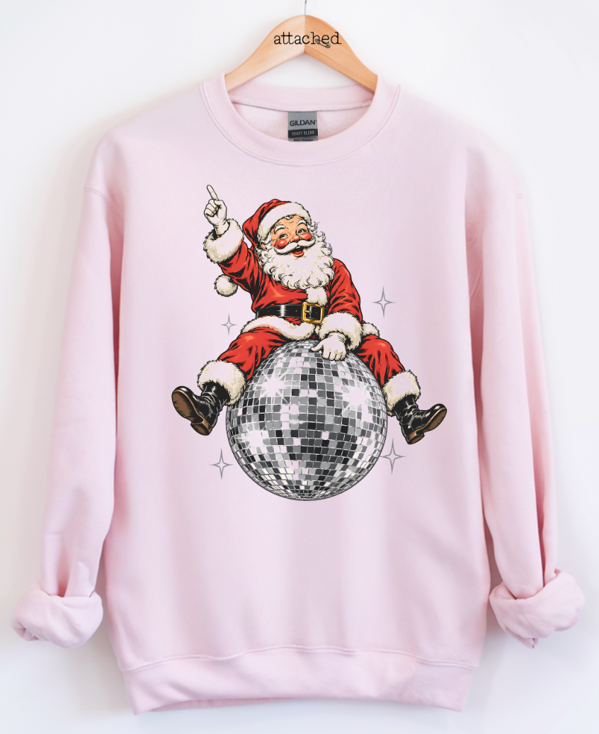 Disco Santa Graphic Top
