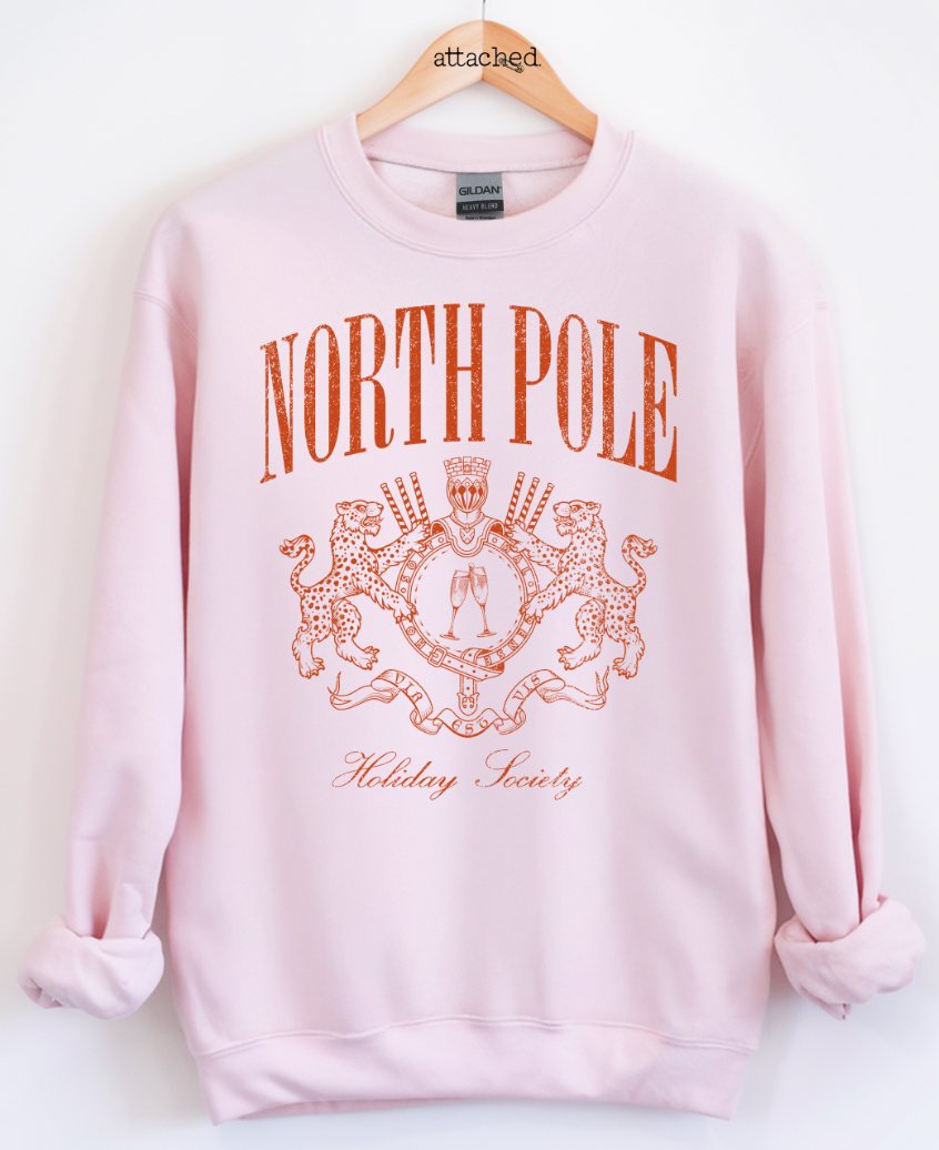 North Pole Holiday Society Graphic Top
