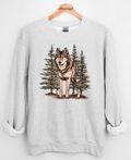 Artistic Wolf Graphic Top