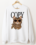Attached Copy Cat Graphic Top