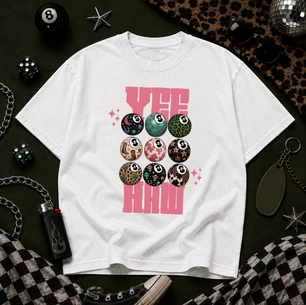 Yeehaw 8 Balls Graphic Tee
