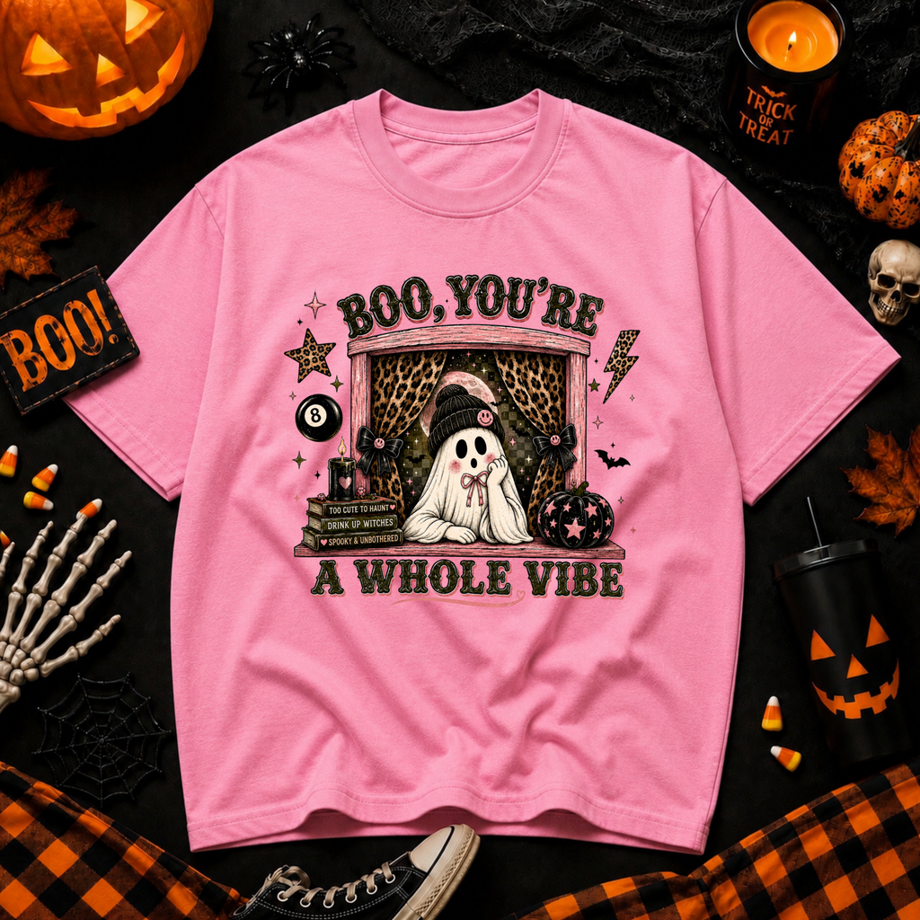 Boo, You're A Whole Vibe Graphic Tee