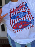 Independence Fish Graphic Tee